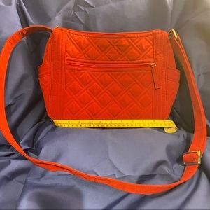 Vera Bradley microfiber On The Go crossbody bag.